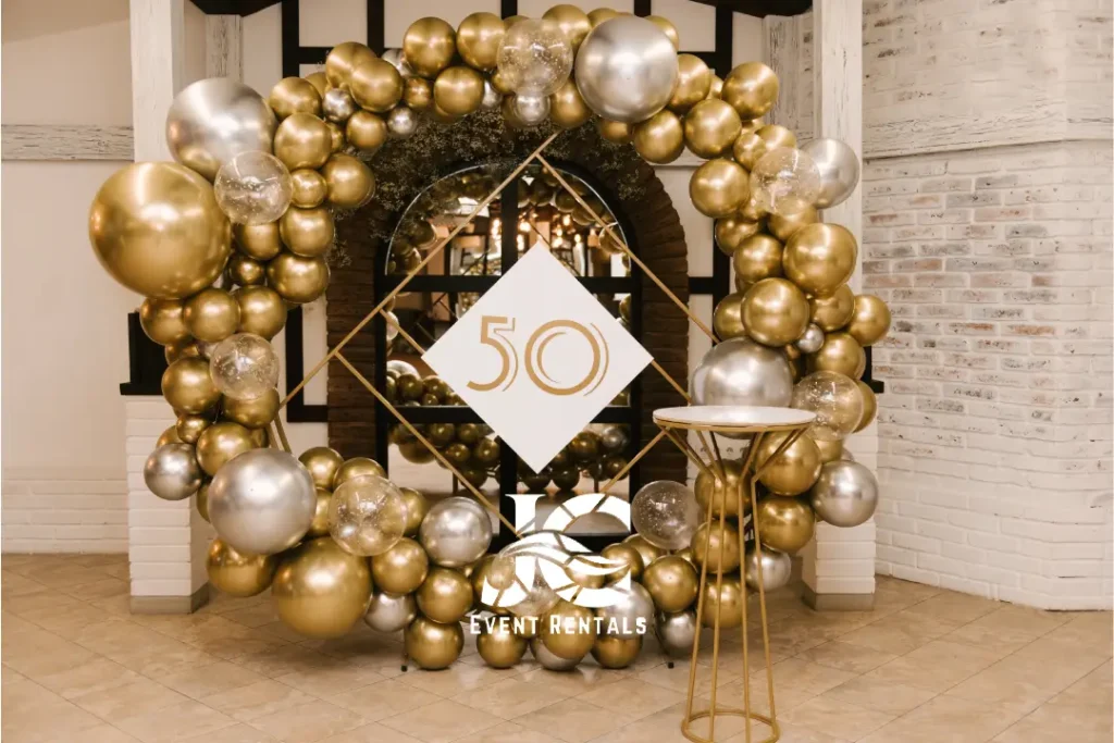 Golden Balloons Decoration (5)