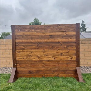 Wood Backdrop Wall Rental