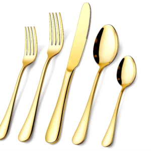Gold Flatware Set